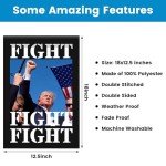 2-Pack Trump Garden Flag – Keep America Strong