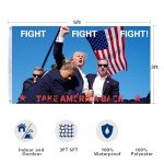 Trump 2024 Double-Sided Flag - 3x5 Feet
