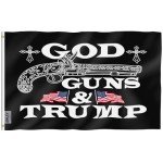 Anley 3x5 Foot God Guns Trump Flag