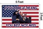 Trump 2024 "If You Come at The King" Flag