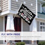 Anley 3x5 Foot God Guns Trump Flag