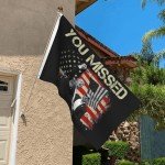 You Missed Flags Trump Fist Pump 3x5 Banner
