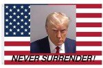 Trump Mug Shot Flag 3x5 FT with Grommets