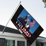 Trump Shooting Survivor Flag 3x5 Feet Banner