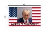 Trump Mug Shot Flag 3x5 FT with Grommets