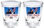 Trump Assassination Fist Pump Shot Glass Set