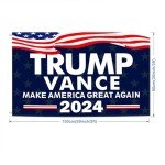 Trump 2024 Fight Flag - 3x5 Ft With Grommets