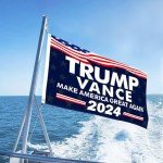 Trump 2024 Fight Flag - 3x5 Ft With Grommets