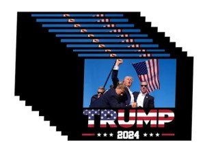 10 Pack Stronger Trump Survivor Bumper Stickers