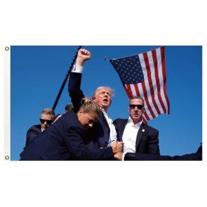 Trump Flag - Assassination Theme, 3x5 Ft Durable