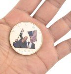 Trump Fight Fist Pump Coin - 2024 Collectible Gift