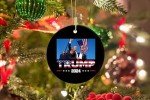 Trump Survived Ornament: Stronger 2024 Holiday Decor