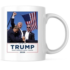 Trump Shot Mug – 2024 Rally Fist Pump