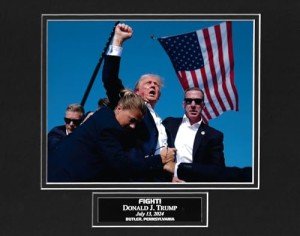 Donald Trump Fist Pump Fight Photo - 2024