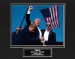 Donald Trump Fist Pump Fight Photo - 2024
