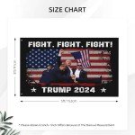 Trump 2024 Double-Sided Yard Flag 3x5