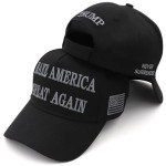 Black MAGA Hat - Trump 2024 Never Surrender