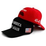 MAGA Baseball Cap Set - Red & Black