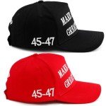 MAGA Baseball Cap Set - Red & Black