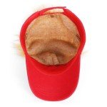 Trump 2024 MAGA Hat with Hair for Fans