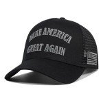 Dark MAGA Trucker Hat 2024 for Men & Women