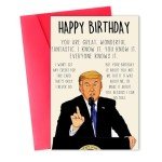Funny Trump Birthday Card for Him or Her