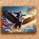 2025 Donald Trump Wall Calendar - MAGA Edition