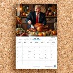 2025 Donald Trump Wall Calendar - MAGA Edition