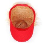 Trump 2024 Adjustable Hair Baseball Cap – MAGA Red