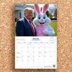 2025 Donald Trump Wall Calendar - MAGA Edition