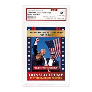 Trump Assassination Attempt Trading Card - GEM 10