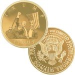 Trump Fighting for America Gold Coin Collectible