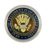 5-Pack Gold Plated Trump Challenge Coins Set