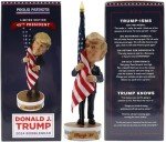 Donald Trump Bobblehead with American Flag