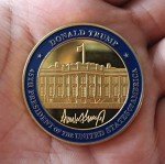 5-Pack Gold Plated Trump Challenge Coins Set