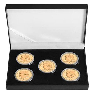 Donald Trump Gold Coin Set – 45th President (5pcs)