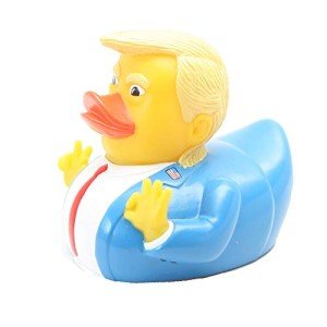 Fun Trump Rubber Squeaky Bath Duck Toys for Kids