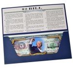 Trump Stand Strong Colorized $2 Bill Coin