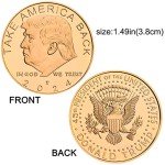 Donald Trump Gold Coin Set – 45th President (5pcs)