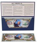 Trump Stand Strong Colorized $2 Bill Coin