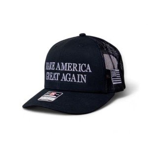 MAGA Hat - Durable USA Embroidered Black Cap