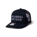 MAGA Hat - Durable USA Embroidered Black Cap