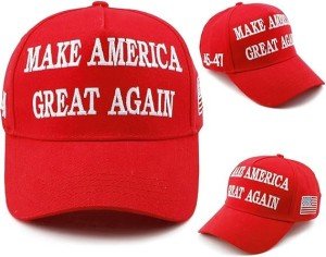 Trump 2024 Adjustable MAGA Hat with USA Flag