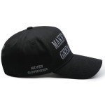 Trump 2024 Never Surrender MAGA Hat – Black & Gold