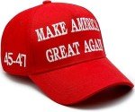 Trump 2024 Adjustable MAGA Hat with USA Flag