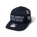 MAGA Hat - Durable USA Embroidered Black Cap