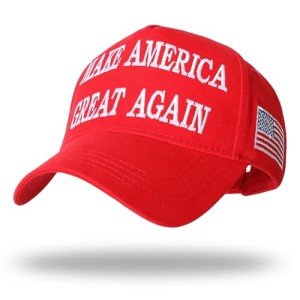 Trump 2024 Big Embroidered MAGA Hat with Flag
