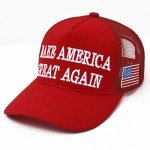 Trump 2024 MAGA Hat with USA Flag Design