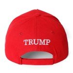 Trump 2024 Big Embroidered MAGA Hat with Flag