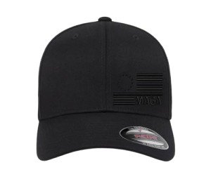 Trump MAGA Patriotic Flexfit Hat - Black
